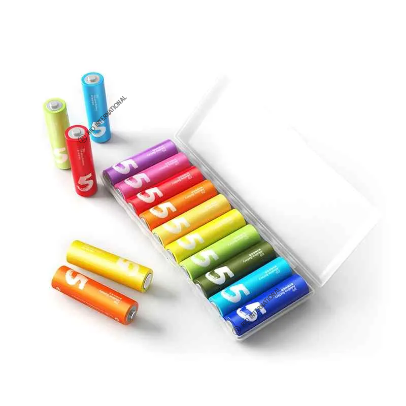 Xiaomi AA Rainbow Zi5 Alkaline Battery (10 Pcs)
